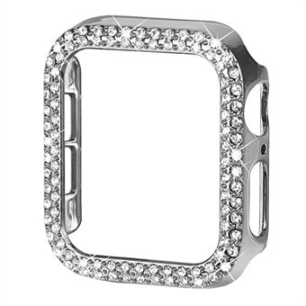 Rhinestone Decor Smart Watch Frame Kotelo Kova PC Suojakuori Apple Watch Series 3/2/1 38mm