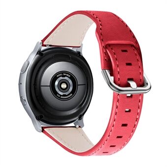 Samsung Gear S3 Frontier / Gear S3 Säädettävä tyylikäs kellohihna ruostumattomasta Steel tehdyllä soljella lehmännahkainen ranneke (22 mm)