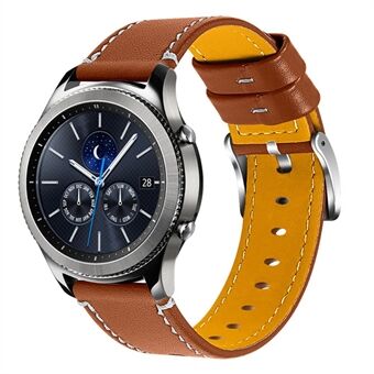 Huawei Watch GT 2e / GT 2 46 mm ruostumattomasta Steel valmistettu solki, pehmeä lehmännahkainen 22 mm Universal Smart rannehihna