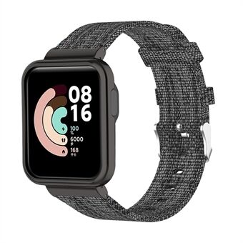 Xiaomi Redmi Watch / Mi Watch Lite Nylon Canvas Smart Watch -rannekkeen säädettävä vaihtohihna