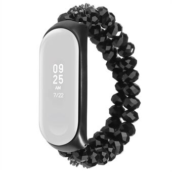 Xiaomi Mi Band 3/4 Crystal Beads Vaihto Ranneke Rannekoru Smart