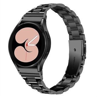 Samsung Galaxy Watch4 Active 40mm / 44mm / Watch4 Classic 42mm / 46mm Business Casual Kapea vaihtohihna, 3 helmiä ruostumattomasta Steel valmistettu ranneke