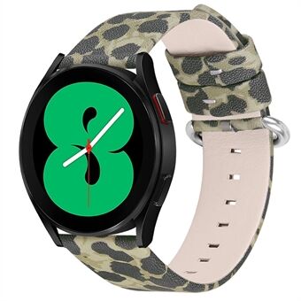 Samsung Galaxy Watch 46mm / Watch3 45mm aito lehmännahkainen kellon ranneke 22mm Leopard Texture Range Korvaus