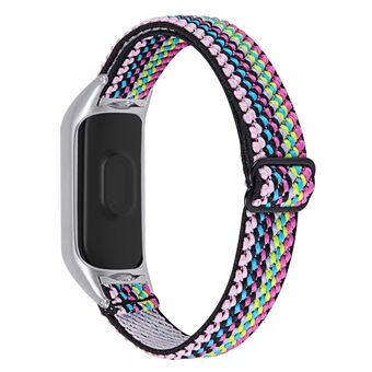 Xiaomi Mi Band 7 vaihtokellon hihnalle nylon punottu elastinen säädettävä ranneke