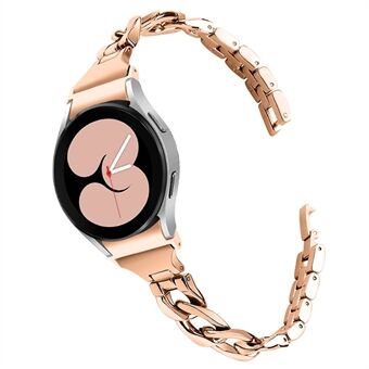 Samsung Galaxy Watch4 Active 40mm / 44mm / Watch4 Classic 42mm / 46mm klassinen ketju älykellon ranneke ruostumattomasta Steel rannekorun vaihtohihna