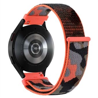 Samsung Galaxy Watch 5 40mm / 44mm / Watch 5 Pro 45mm Camouflage Nylon kellon rannekkeen vaihto säädettävä rannehihna