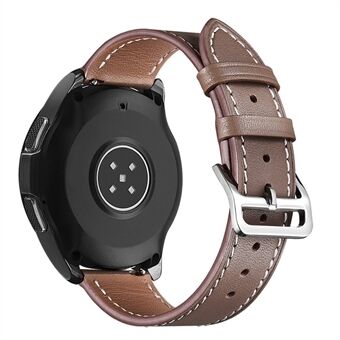 Samsung Galaxy Watch 5 40mm / 44mm / Watch 5 Pro 45mm kelloranneke kuvioitu aitoa nahkaa oleva vaihtohihna