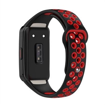 Huawei Band 6:lle / Honor Band 6:lle, kaksiväriselle silikonirannekkeelle Säädettävän rannehihnan vaihto