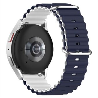 Huami Amazfit GTS 4 / GTS 4 Mini / GTS 3 Dual Color silikonikellon hihna 20mm Wave Design Säädettävä rannehihna