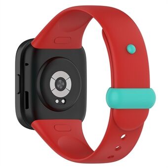 Kellonranneke Xiaomi Redmi Watch 3:lle, pehmeä silikoniranneke napinsoljella