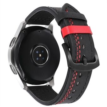 Samsung Galaxy Watch3 45mm / Huami Amazfit Pace / Stratos kellon nahkaranneke 22mm kelloranneke