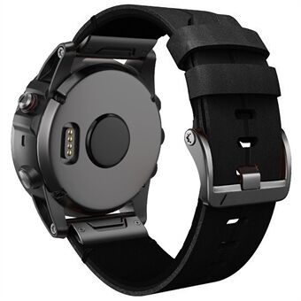 Garmin Fenix 7 OEM säädettävälle rannekkeelle aitoa nahkaa korvaava älykellon hihna