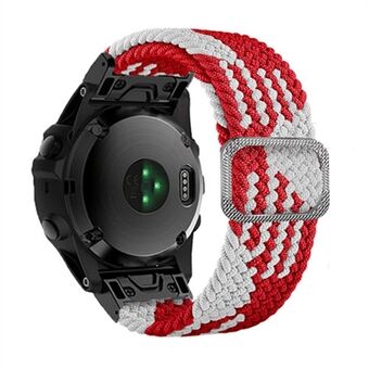 Garmin Fenix 7X / Fenix 3 / 3 HR Nylon Rannekello Smart Rannekoru 26 mm säädettävä hihna soljella