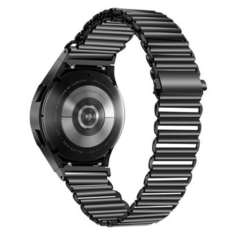 Samsung Galaxy Watch4 Active 40mm / 44mm / Watch4 Classic 42mm / 46mm ruostumattomasta Steel valmistettu kelloranneke säädettävällä rannehihnalla liittimellä