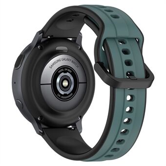 Samsung Galaxy Watch3 41mm 45mm / Huawei Watch 3 pehmeä silikoniranneke 22mm kaksivärinen kellon hihnan vaihto