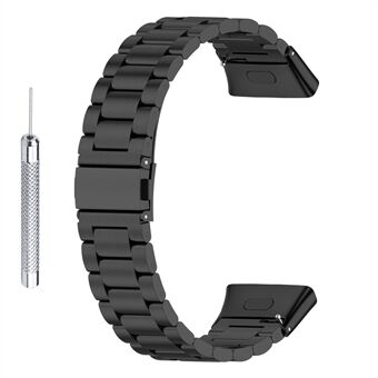 Xiaomi Redmi Watch 3 / Mi Watch Lite 3 Watch Band 3 Beads ruostumattomasta teräksestä valmistettu Steel kotelolla + työkalulla