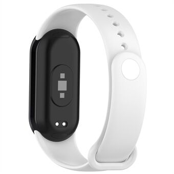 Xiaomi Smart Band 8:n yksiväriselle silikonirannekkeen rannehihnan vaihtoon