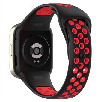 28 mm silikonikellon ranneke Xiaomi Redmi Watch 3:lle / Mi Watch Lite 3:lle, kaksivärinen Smart Band -ranneke