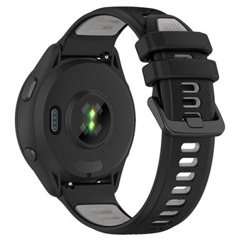 Garmin Forerunner 265S silikonikellon rannekkeille 18mm kaksivärinen vaihtohihna