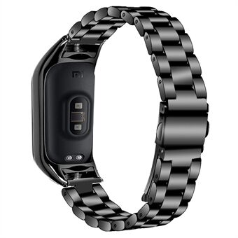 Xiaomi Smart Band 8 ruostumattomasta Steel valmistetun ranneke 3 helmen vaihtokellohihnalle