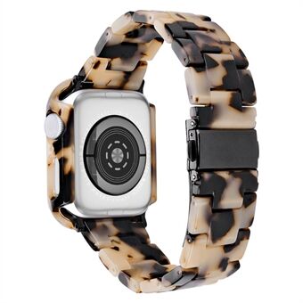 Apple Watch Series 7/8 41mm vaihtokellon hihnan hartsirannekellosarja kellokotelon suojuksella