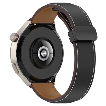 Huawei Watch Buds / Watch 4 Pro / Watch 3 Pro aito lehmännahkainen kellohihna 22 mm taittuva solki ranneke