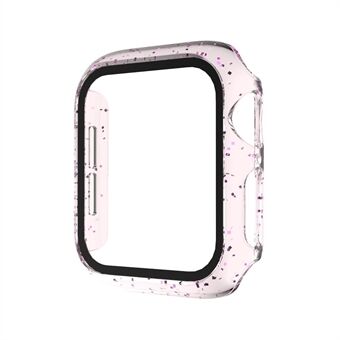 Sparkling PC Kehys Integroitu karkaistu lasi Näytönsuoja Smart Case Apple Watch SE / Sarja 6/5/4 44mm