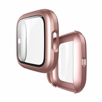 Kumipäällysteinen PC-kehyksen integroitu panssarilasi - Smart Watch Cover for Fitbit Versa 2