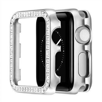 Alumiiniseoksesta valmistettu tekojalokivi puskurin suojakuori Apple Watch Series 4/5/6 / SE 44mm