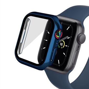 PC-kellon kotelo Apple Watch Series 7 45 mm:lle, hyvin suojattu galvanoitu kellonsuojus karkaistulla lasilla näytönsuojalla