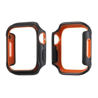 Apple Watch Series 7:lle 45mm Dual Color PC + TPU Watch Case Cover Kotelonkestävä Suojakuori