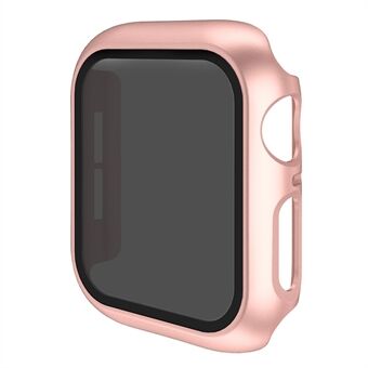 Apple Watch Series 4 / 5 / 6 / SE / SE (2022) 44 mm integroitu kova PC-kuoren suojus Smart Watch -kotelon suoja, jossa on Anti Spy karkaistu lasi näyttökalvo