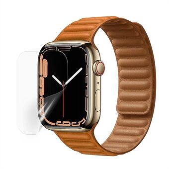 Täysi peittävä Scratch joustava TPU HD kirkas näytönsuoja Apple Watch Series 7 45mm