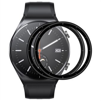 ENKAY 2kpl / sarja Xiaomi Watch S1 Full Screen Sensitive Touch 3D Kaareva pehmeä PC Edge + PMMA HD Protector Film