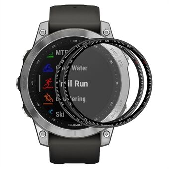 ENKAY 2kpl / Pack näytönsuoja Garmin Fenix 7S:lle, 3D Curved Soft PC Edge + PMMA täysin peittävä kristallinkirkas kalvo