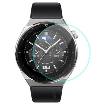 ENKAY for Huawei Watch GT 3 Pro 46mm räjähdyssuojattu karkaistu lasikalvo 0,2mm 9H korkea alumiininen silikonilasi HD kellon näytönsuoja