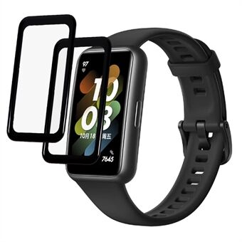 Huawei Band 7 2 kpl / setti Näytönsuoja 3D Kaareva Edge Kello PMMA Full Coverage HD Kirkas suojakalvo