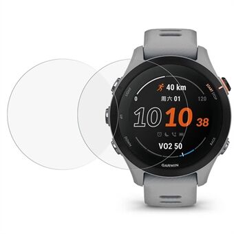 Garmin Forerunner 255S 2kpl/pakkaus 2.5D Arc Edge Anti-Wear Ultra kirkas karkaistu lasisuojakalvo Smart Watch näytönsuoja