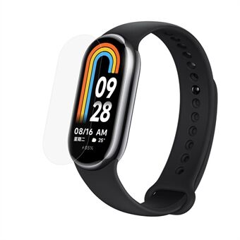 Pölytiivis TPU-näyttökalvo Xiaomi Smart Band 8:lle, HD Clear Smartwatch -näytönsuoja