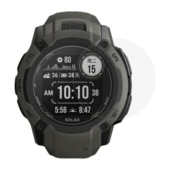 Garmin Instinct 2X Näytönsuojalle Joustava TPU kirkas Scratch kellokalvo