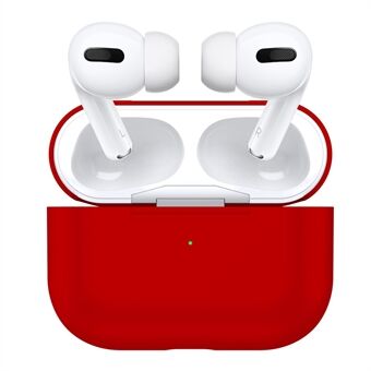 Silikonikotelon edessä näkyvä LED-valo Apple AirPods Pro