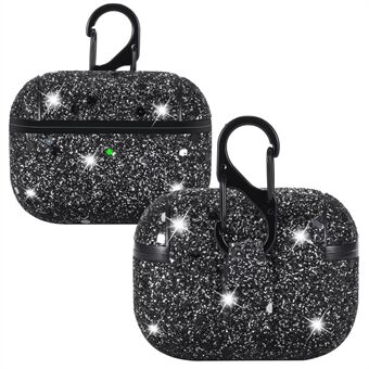 Heart Shape Glitter Sequins -sarjan PC-kuulokekotelo Apple AirPods Pro