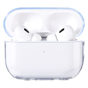 AirPods Pro 2:lle läpinäkyvä pehmeä TPU-suojakotelo TWS Bluetooth-kuulokkeiden putoamisen estävä suojus