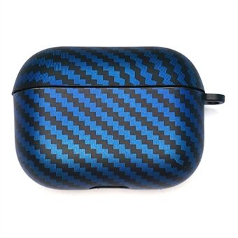 Apple AirPods Pro Carbon Fiber Texture Bluetooth -kuulokkeiden putoamisenkestävä suojus TPU-suojakotelo