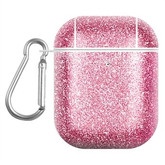 Apple AirPodsille latauskotelolla (2016) / (2019) / AirPodsille langattomalla latauskotelolla (2019) Glitter TPU+PU Case -kuulokkeiden suojus