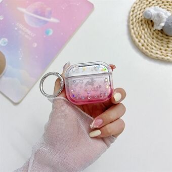 Apple AirPods 3 Bluetooth -kuulokkeille PC:n suojakuori Söpö Glitter Anti-Drop Case