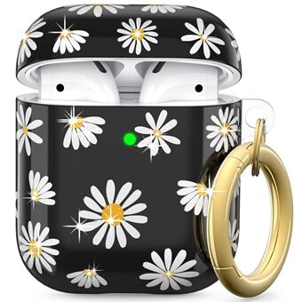 AHASTYLE PT-LC142-A-DY AirPods 1/2 Bluetooth-kuulokkeille jaettava kansi IMD Daisy Pattern TPU suojakotelo