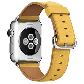 Litchi Texture aitoa nahkaa oleva ranneke Apple Watch -sarjalle 5 4 44mm / Sarja 3 2 1 42mm