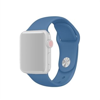 Silikoni-rannehihnan vaihto Apple Watch Series 6 SE 5 4 44mm, Series 3/2/1 42mm (pidennetty pituus)