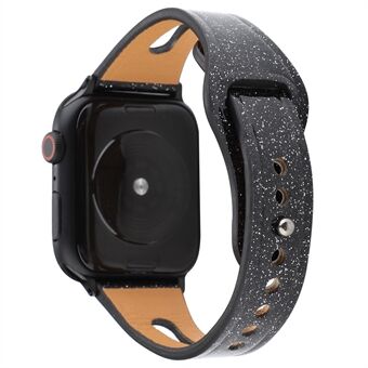 Flash jauheen aito nahkainen kellohihna Apple Watch Series 6 SE 5 4 44mm / Series 3 2 1 42mm: lle